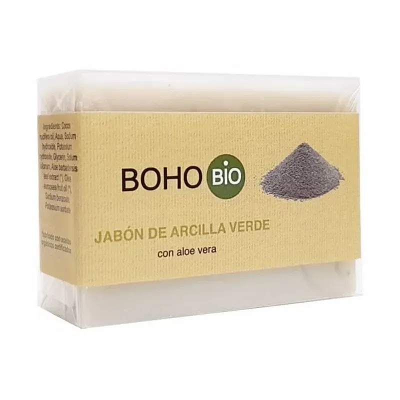 Arcilla verde jabon pastilla 100gr. bio | Farmacia Barata