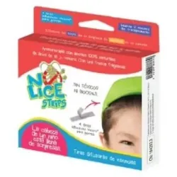 No lice strips tiras auto-adhesivas antipiojos 2ud