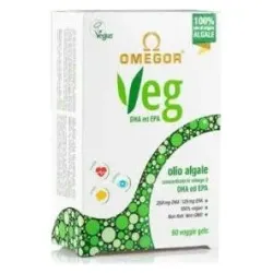 Omegor veg omega 3 vegetal 60cap.