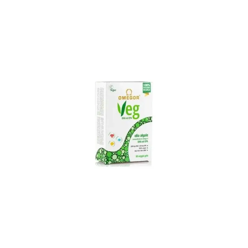 Omegor veg omega 3 vegetal 60cap. | Farmacia Barata