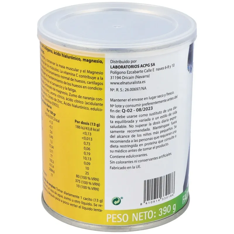 Colageno+ac. hialuronico+mg+zn+vit. c 390gr. | Farmacia Barata Colageno+ac. hialuronico+mg+zn+vit. c 390gr. | Farmacia Barata