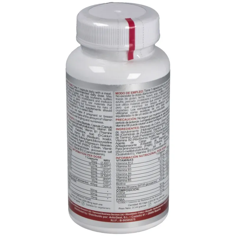 Airbiotic vit b-50 ab complex 60 cápsulas | Farmacia Barata Airbiotic vit b-50 ab complex 60 cápsulas | Farmacia Barata