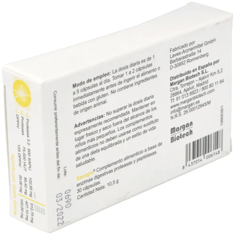 Margan sanaglu 30caps | Farmacia Barata