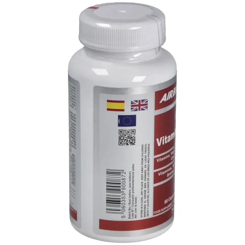 Airbiotic vit b-50 ab complex 60 cápsulas | Farmacia Barata Airbiotic vit b-50 ab complex 60 cápsulas | Farmacia Barata