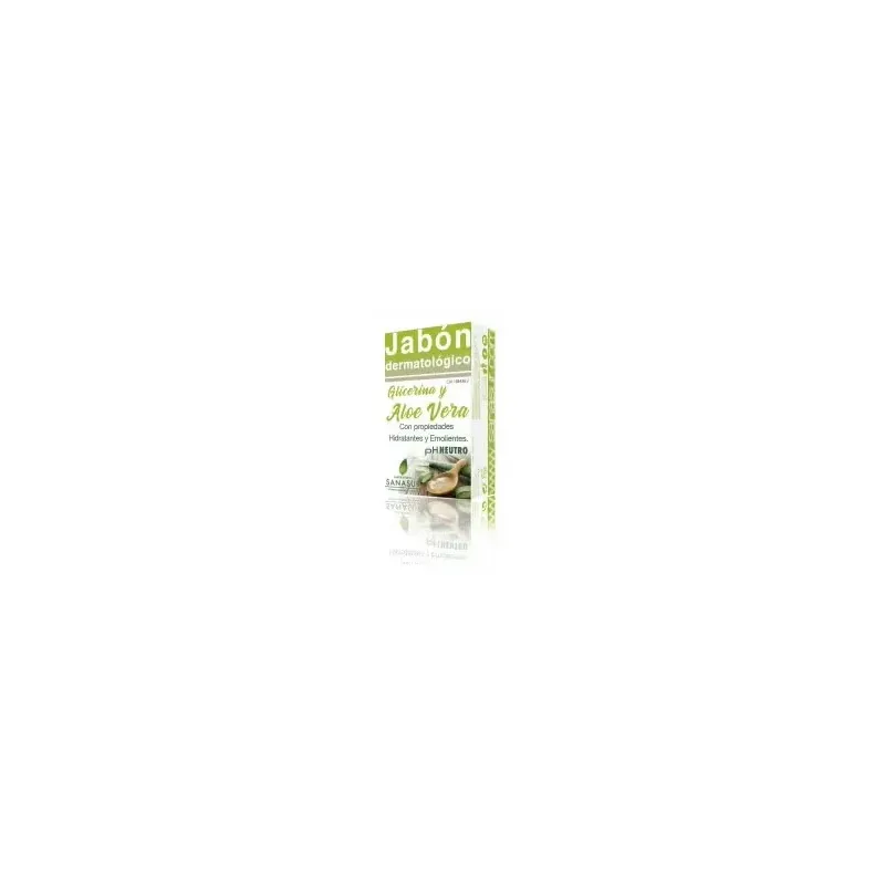 Sanasur jabon glicerina aloe vera 100 g | Farmacia Barata