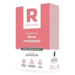 Sanasur jabon glicerina rosa mosqueta 100 g
