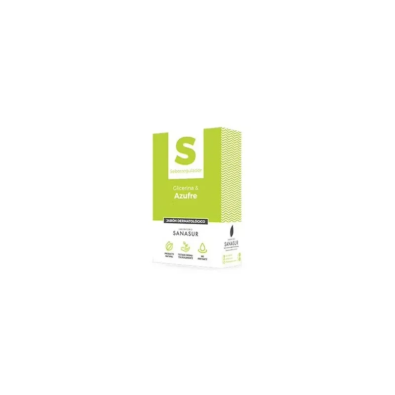 Sanasur jabon glicerina azufre 100 g | Farmacia Barata