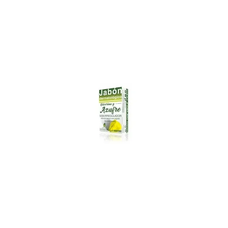 Sanasur jabon glicerina azufre 100 g | Farmacia Barata