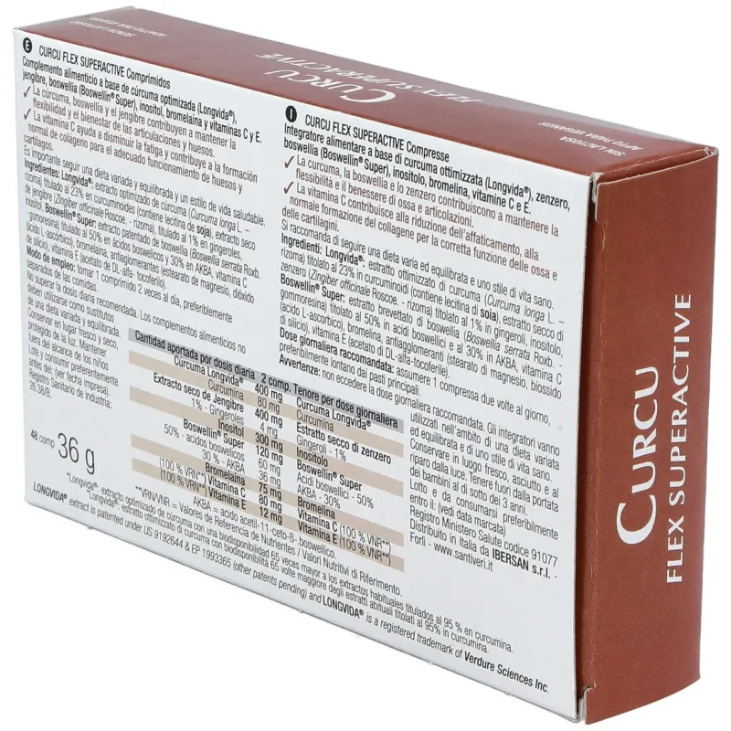 Curcu flex superactive 48comp. | Farmacia Barata