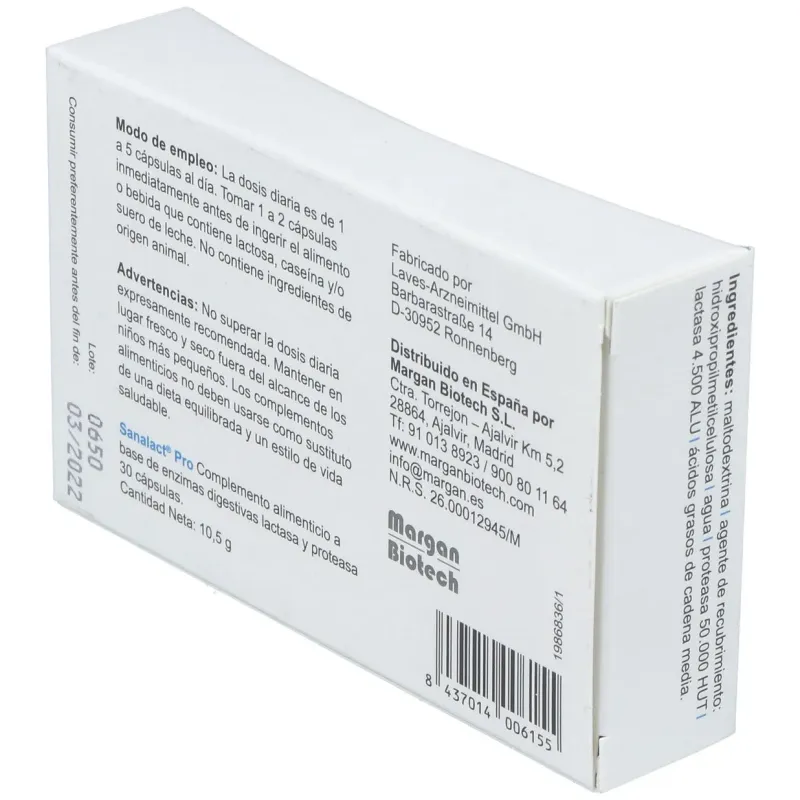 Margan sanalact pro 30caps | Farmacia Barata