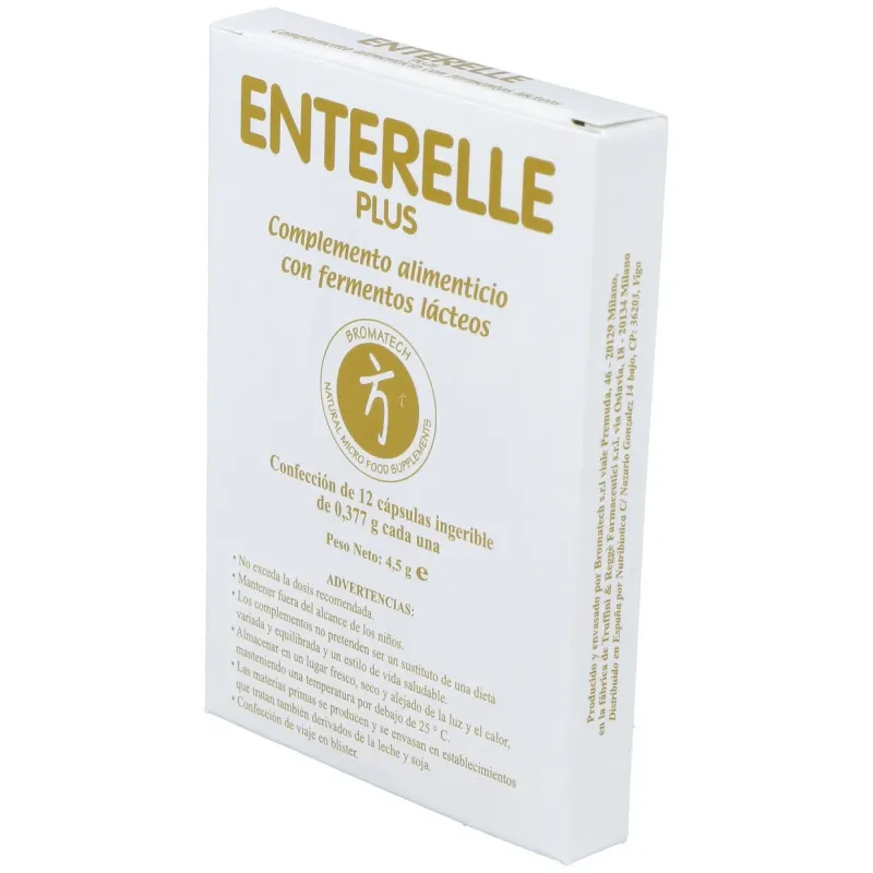 Bromatech enterelle plus 12caps | Farmacia Barata