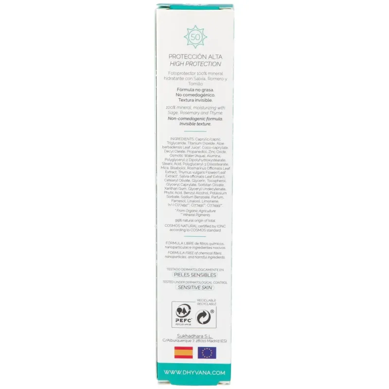 Solar spf50 sun con acido hialuronico 50ml. eco | Farmacia Barata