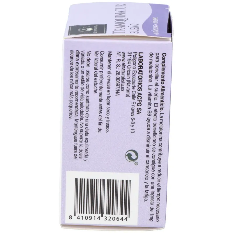 El naturalista tranquinatur sueño 48 caps | Farmacia Barata