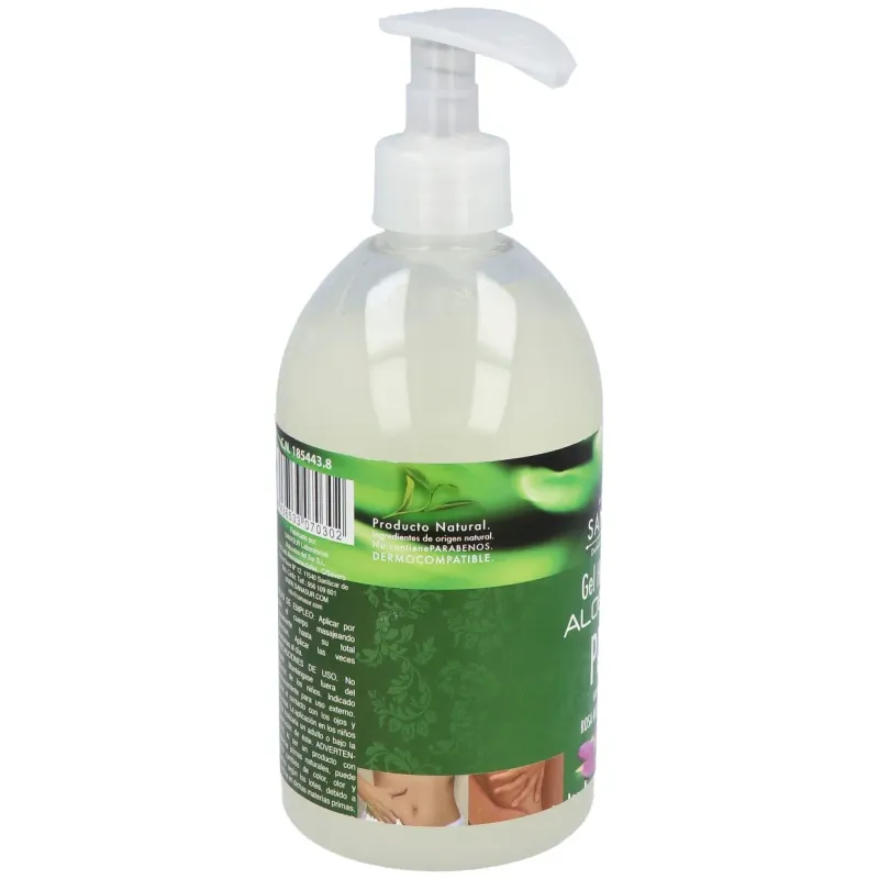 Gel aloe vera con rosa mosqueta y mentol 500ml. | Farmacia Barata