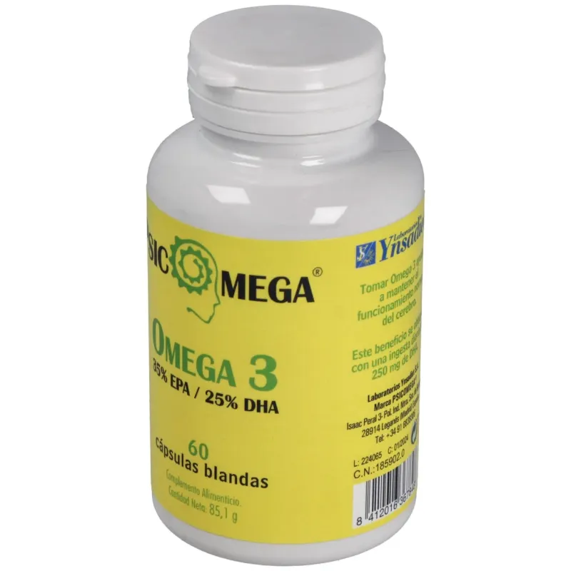 Ynsadiet psicomega omega 3 60caps | Farmacia Barata Ynsadiet psicomega omega 3 60caps | Farmacia Barata