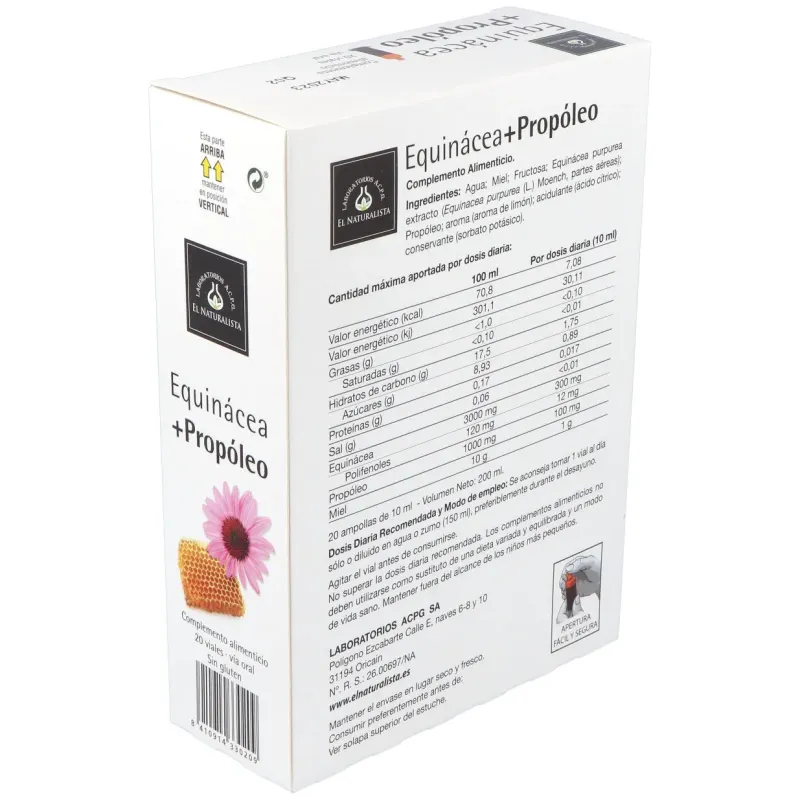 El naturalista equinacea + propóleo 20 viales | Farmacia Barata El naturalista equinacea + propóleo 20 viales | Farmacia Barata
