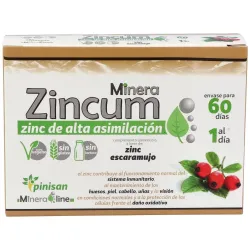 Pinisan minera zincum 60caps | Farmacia Barata