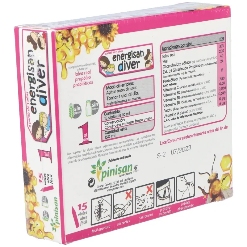Pinisan energisan diver 15uds | Farmacia Barata