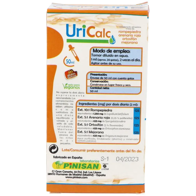 Uricalc 50ml. | Farmacia Barata