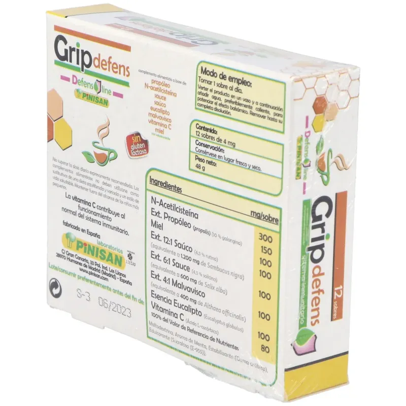 Pinisan grip defens 12 sobres | Farmacia Barata Pinisan grip defens 12 sobres | Farmacia Barata