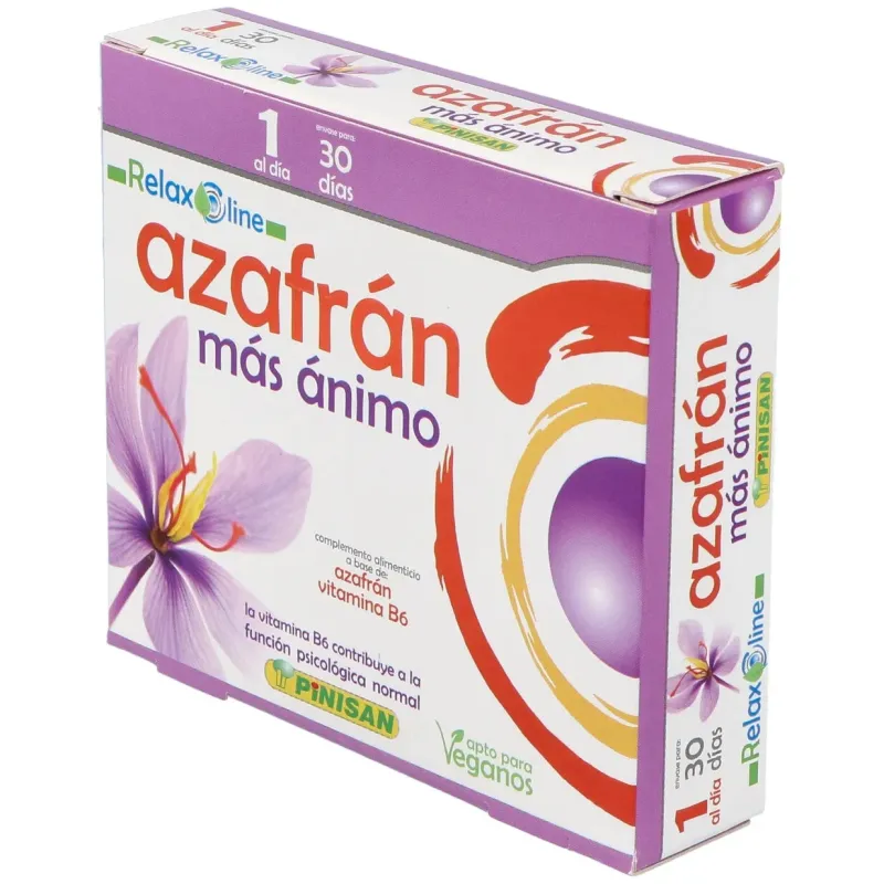 Relax line azafran mas animo 30cap. | Farmacia Barata Relax line azafran mas animo 30cap. | Farmacia Barata