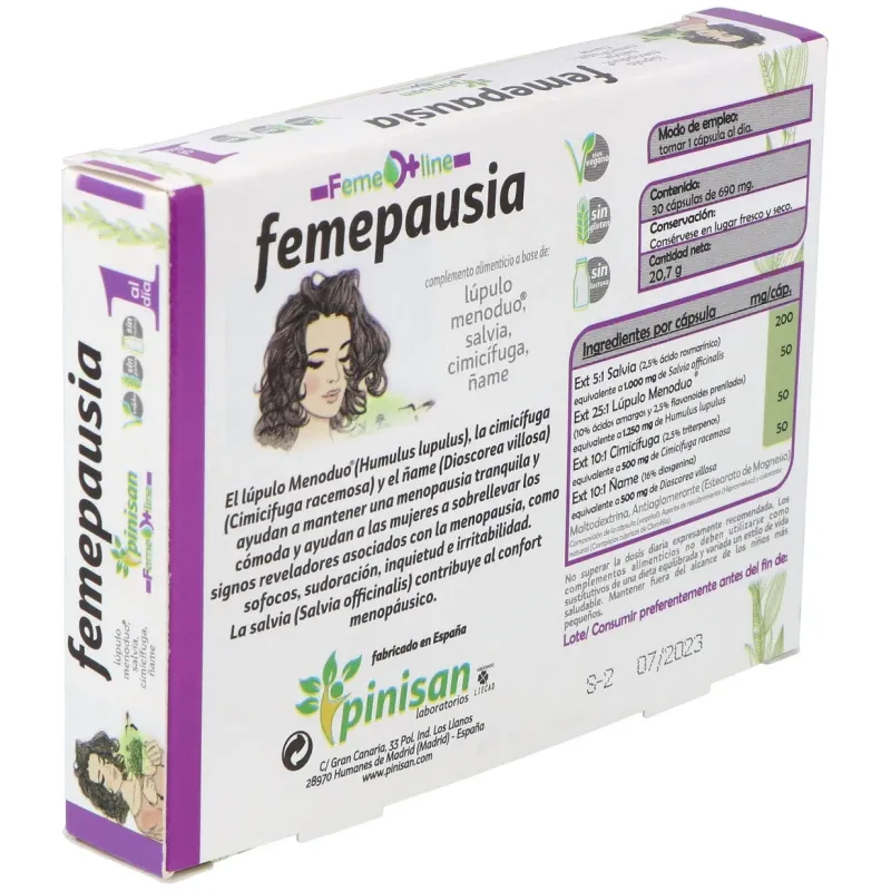 Femepausia 30cap. | Farmacia Barata