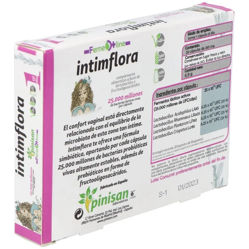 Intimflora 20cap. | Farmacia Barata