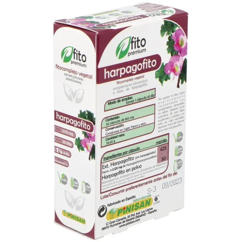 Fito premium - harpagofito - pinisan - 30 cápsulas | Farmacia Barata