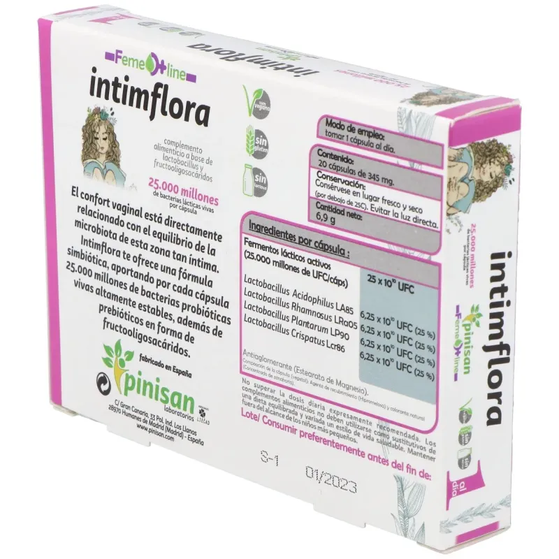 Intimflora 20cap. | Farmacia Barata