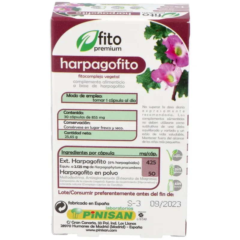 Fito premium - harpagofito - pinisan - 30 cápsulas | Farmacia Barata