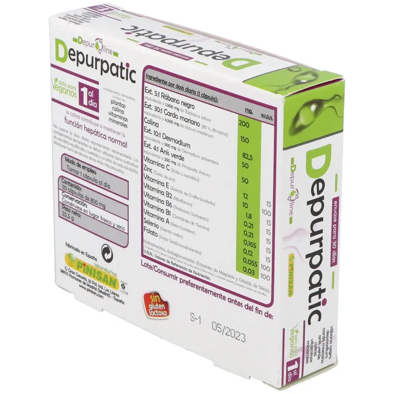 Pinisan depurpatic 30 cap | Farmacia Barata