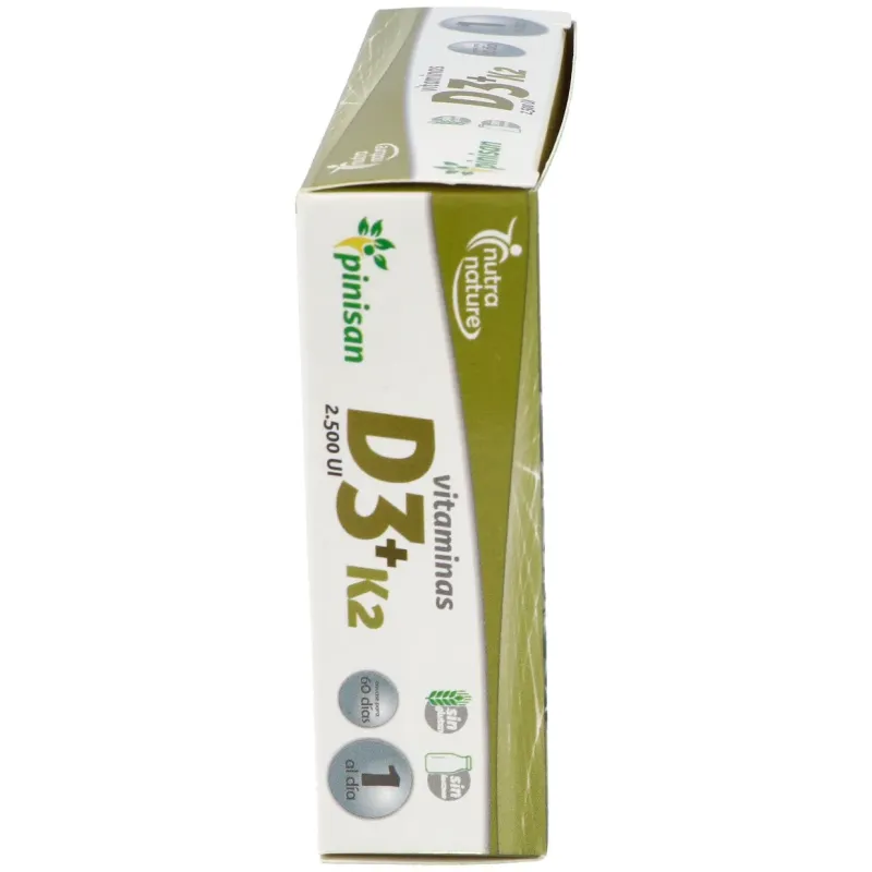 Pinisan nutra nature vitaminas d3 + k2 60caps | Farmacia Barata Pinisan nutra nature vitaminas d3 + k2 60caps | Farmacia Barata