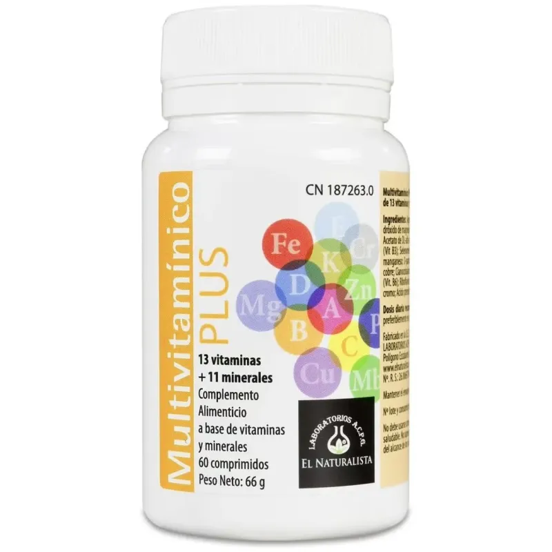 El naturalista multivitamínico plus 60comp | Farmacia Barata El naturalista multivitamínico plus 60comp | Farmacia Barata