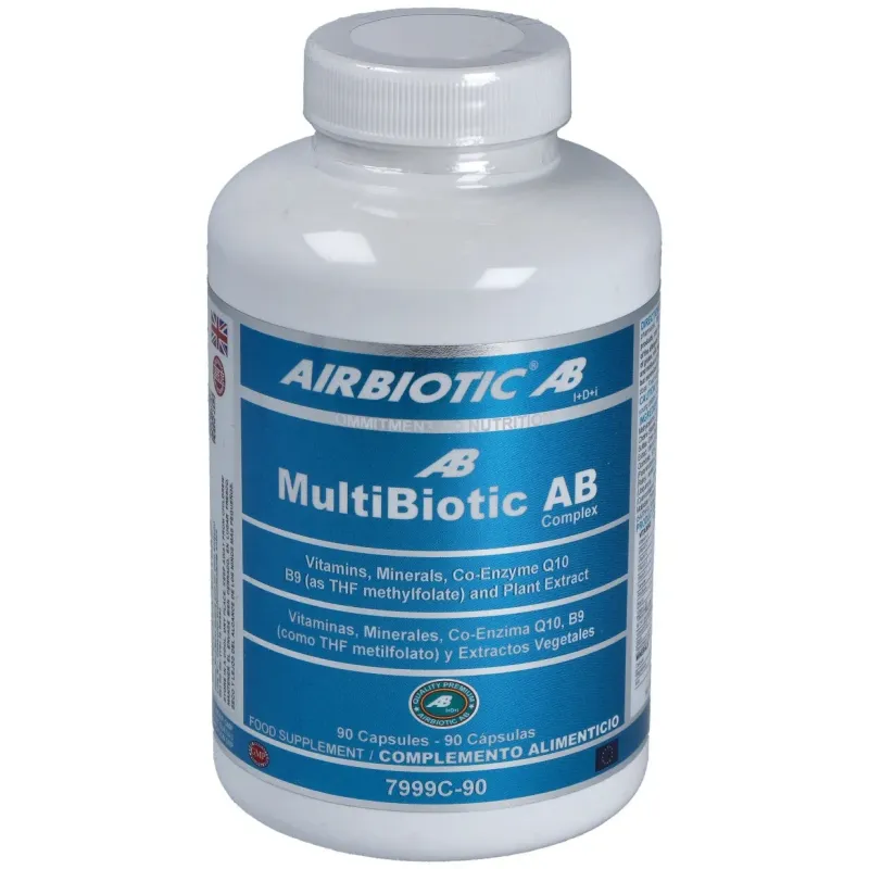 Airbiotic multibiotic ab complex 90 cápsulas | Farmacia Barata