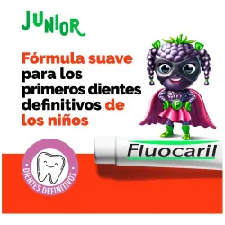 Fluocaril pasta junior frutos rojos 75ml | Farmacia Barata