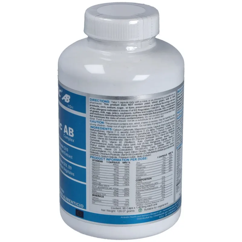 Airbiotic multibiotic ab complex 90 cápsulas | Farmacia Barata