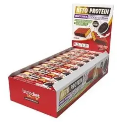 Choco snack cookies-cream barritas 24uds.