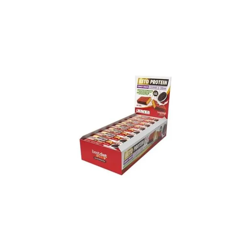 Choco snack cookies-cream barritas 24uds. | Farmacia Barata Choco snack cookies-cream barritas 24uds. | Farmacia Barata