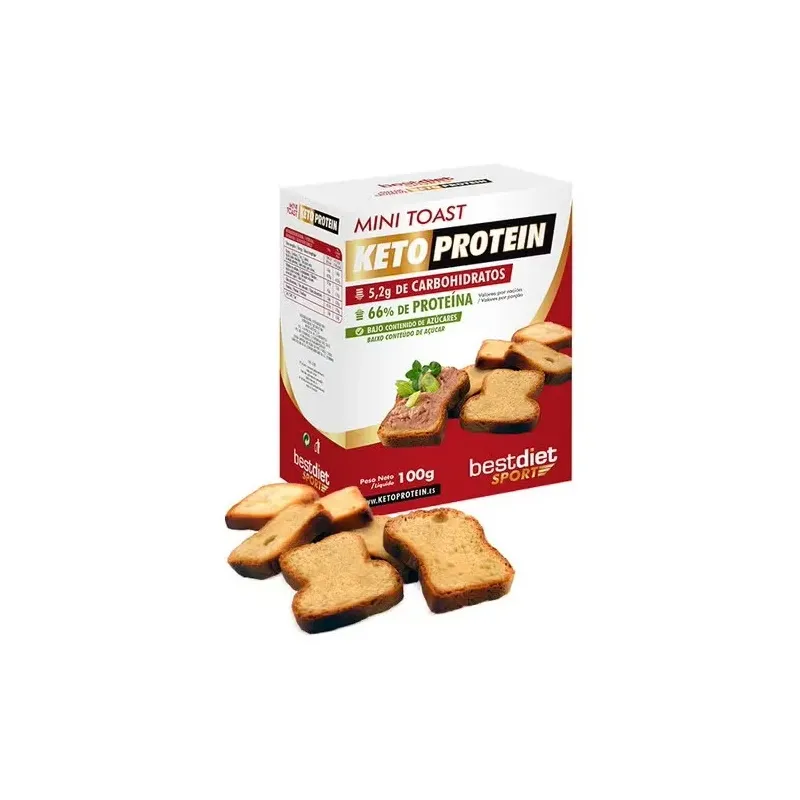 Bestdiet mini tostadas ketoprotein 100g | Farmacia Barata
