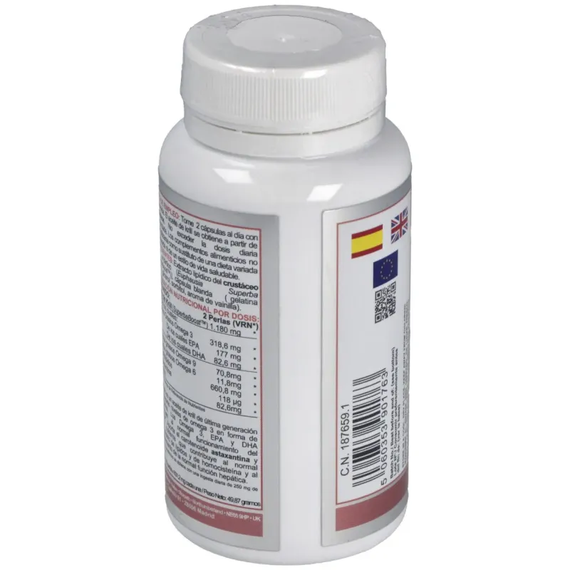 Airbiotic krillbiotic ab 590 mg ecoharvesting 60 cápsulas | Farmacia Barata