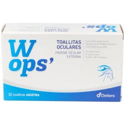 Wops 30 toallitas oculares esteriles | Farmacia Barata Wops 30 toallitas oculares esteriles | Farmacia Barata