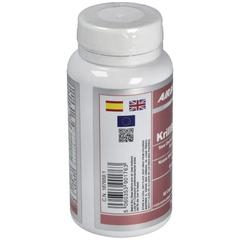Airbiotic krillbiotic ab 590 mg ecoharvesting 60 cápsulas | Farmacia Barata