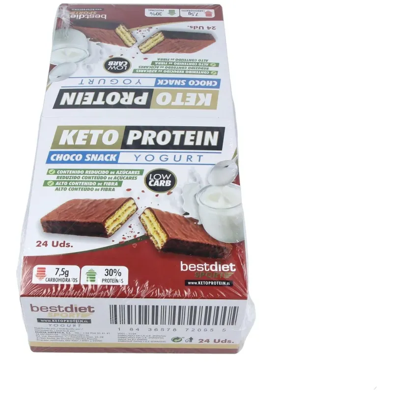 Bestdiet ketoprotein barrita yogurt 24uds | Farmacia Barata Bestdiet ketoprotein barrita yogurt 24uds | Farmacia Barata
