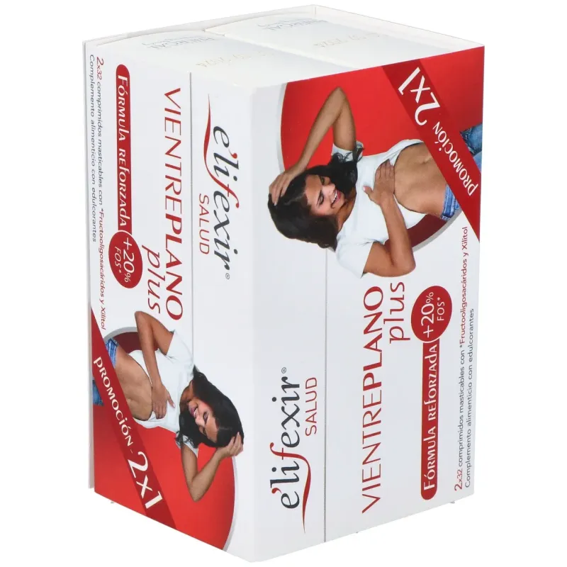 Elifexir salud 2x1 vientre plano plus 32+32comp. | Farmacia Barata