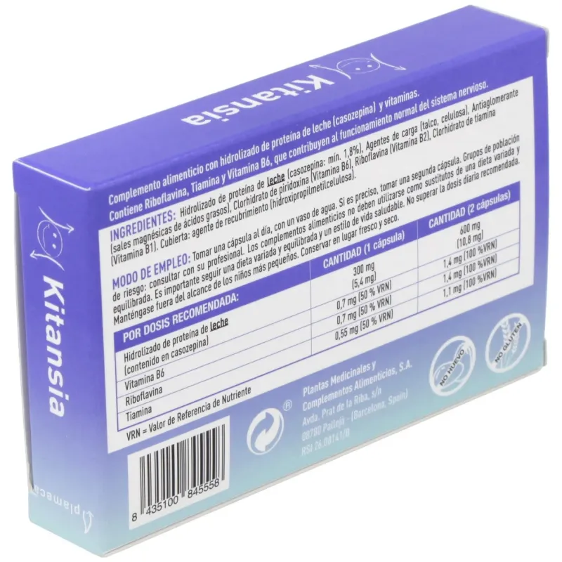Plameca kitansia 10caps vegs | Farmacia Barata