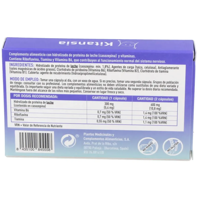 Plameca kitansia 10caps vegs | Farmacia Barata