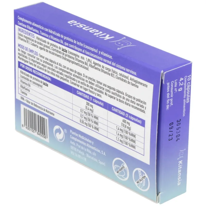 Plameca kitansia 10caps vegs | Farmacia Barata