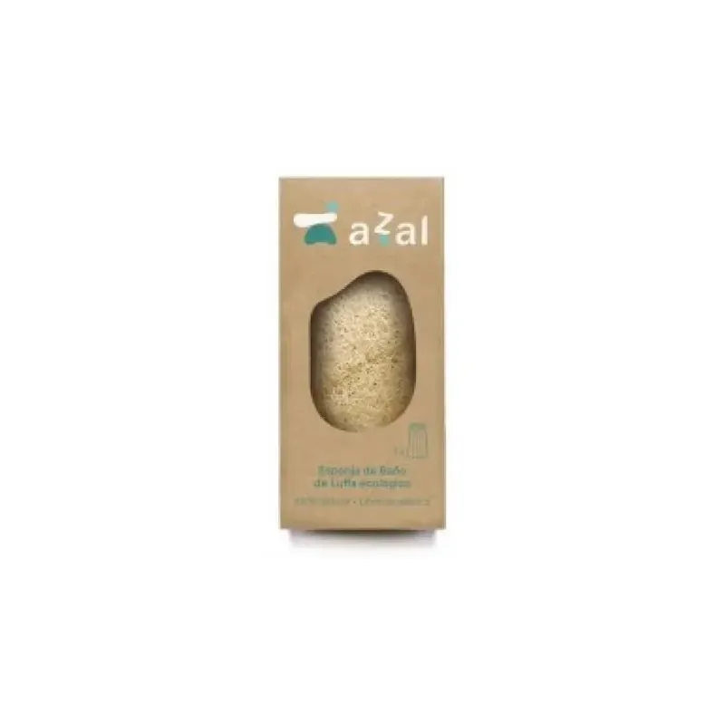Azal esponja luffa exfoliante corporal 7_5x15cm 1ud | Farmacia Barata