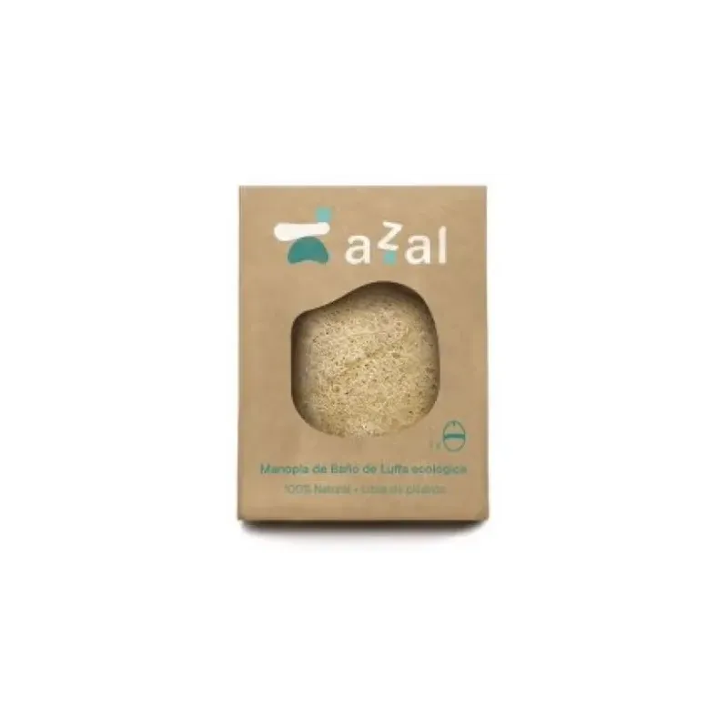 Manopla de baño de luffa eco ovalada con asa | Farmacia Barata