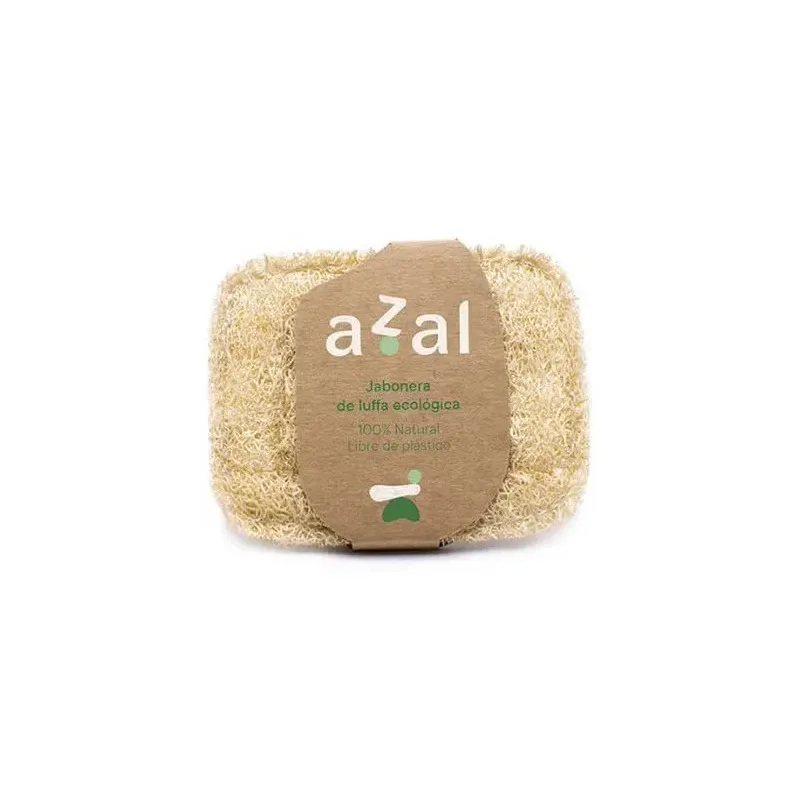 Azal jabonera luffa jabón sólido 8x10cm 1ud | Farmacia Barata